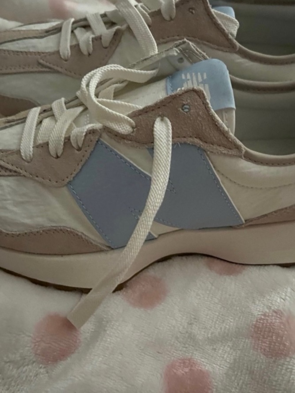 Women's Light Blue New Balance 327